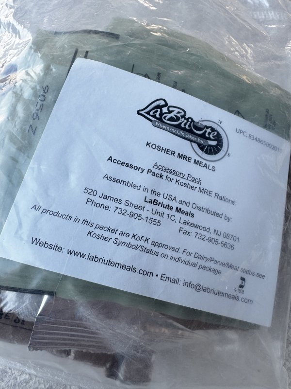 画像2: 米軍実物 Features of Kosher MREs   2022 8月検 宗教 ミリメシ  非常食  (2)