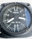 画像2: 米軍実物  INDICATOR, HYDRAULIC OIL PRESSURE（作動油圧計）  (2)