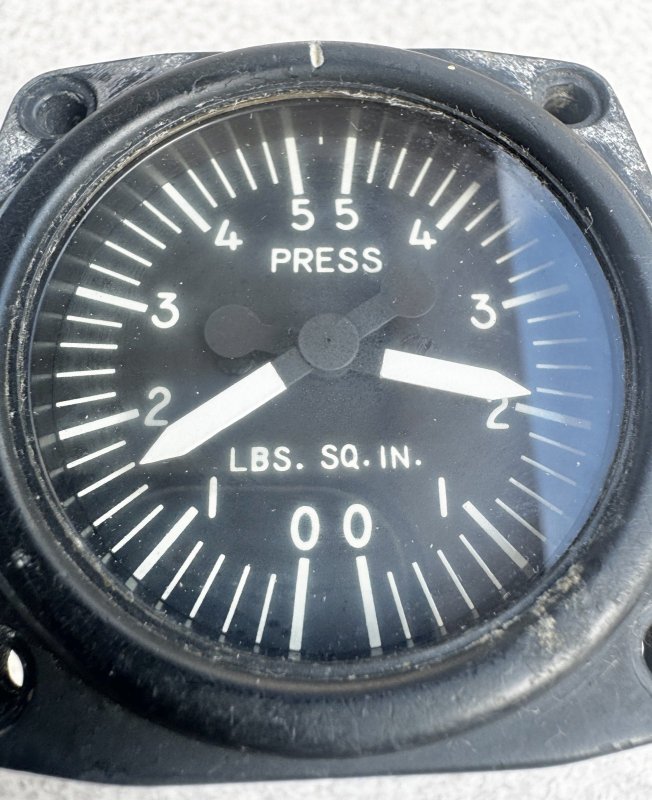 画像2: 米軍実物  INDICATOR, HYDRAULIC OIL PRESSURE（作動油圧計）  (2)