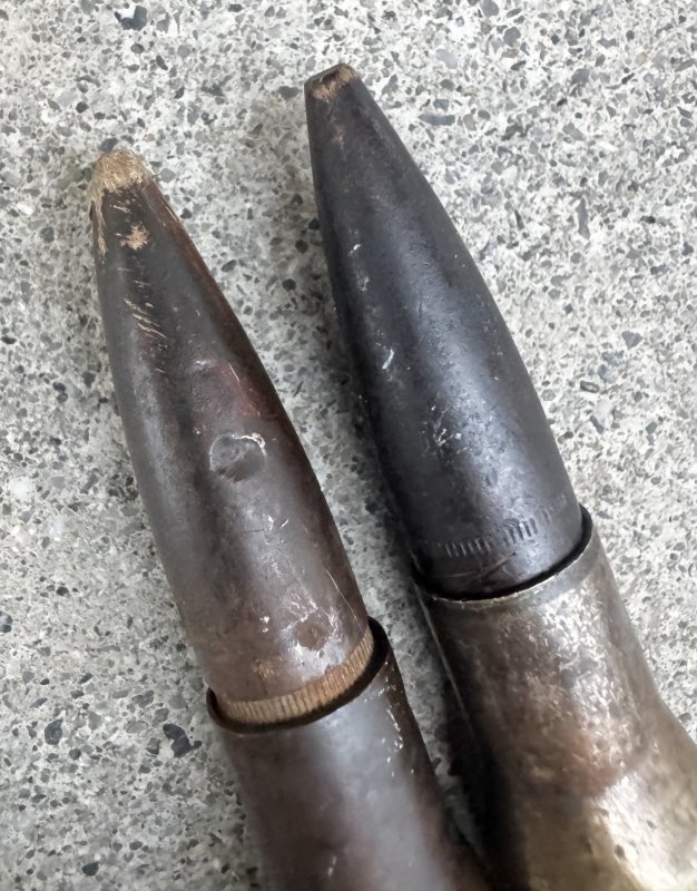 画像2: 米軍実物 12.7mm弾 空薬莢 2発  使用済み 安全品 (2)