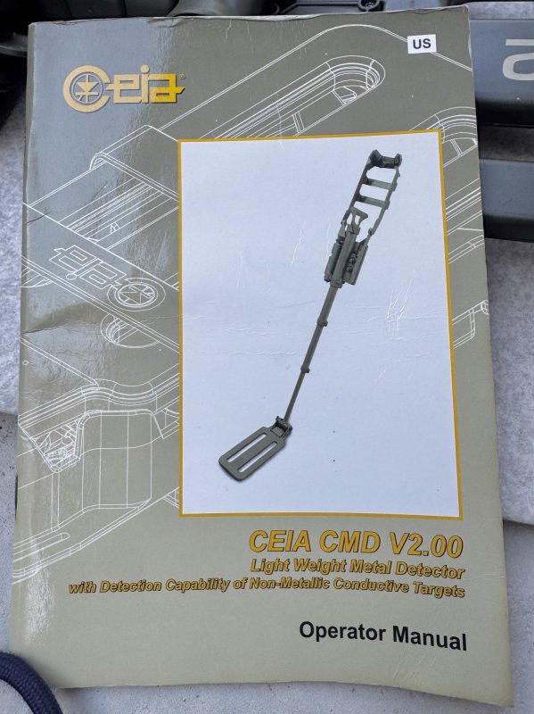 画像14: 米軍実物 CEIA CMD V200 金属探知機　 (14)