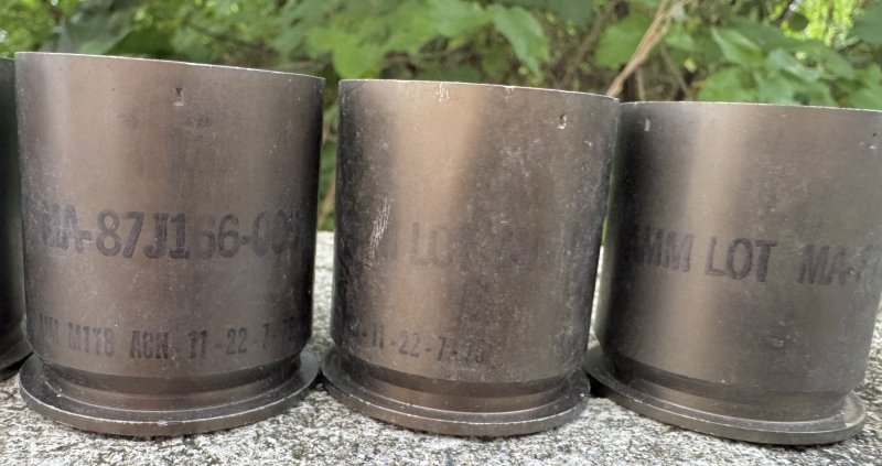 画像5: 米軍実物 40mmグレネード弾  5発セット 使用済 安全品　 (5)