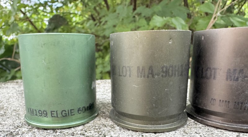 画像6: 米軍実物 40mmグレネード弾  5発セット 使用済 安全品　 (6)