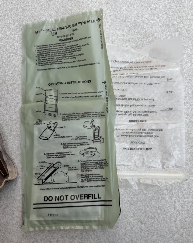 画像9: 米軍実物【ワーニック】MREレーション/戦闘食ファスナー付き ポーチ  (9)