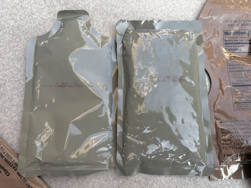 画像3: 米軍実物【ワーニック】MREレーション/戦闘食ファスナー付き ポーチ  (3)