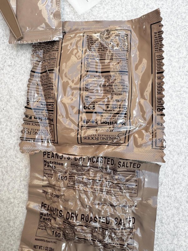 画像8: 米軍実物【ワーニック】MREレーション/戦闘食ファスナー付き ポーチ  (8)