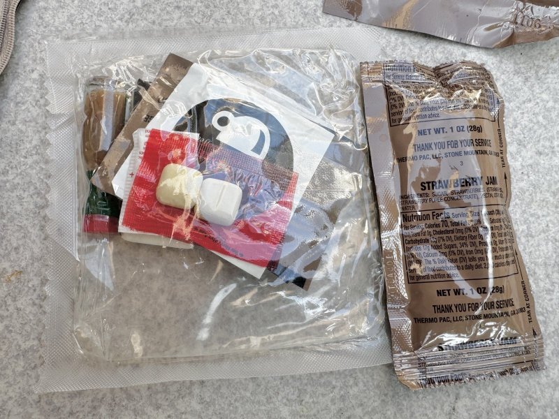 画像5: 米軍実物【ワーニック】MREレーション/戦闘食ファスナー付き ポーチ  (5)