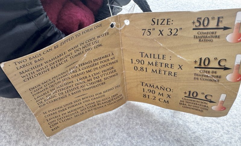 画像7: 米軍放出品 Texsport（テックスポート）フリース 寝袋（モデル番号：#15207） (7)