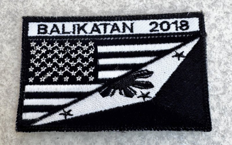 画像1: 米軍実物 アメリカ軍 フィリピン軍 合同演習 ワッペン「バリカタン 2018（Balikatan 2018） (1)