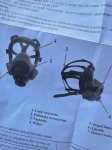 画像15: 米軍実物 NATO軍 MASKA PRZECIWGAZOWA MASKPOL MT 213/2 ガスマスク (15)