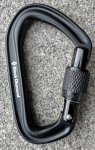 画像2: 米軍放出品 black Diamond (ブラックダイヤモンド) ライトフォージ　スクリューゲート   カラビナ (2)