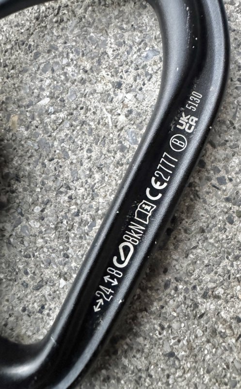 画像3: 米軍放出品 black Diamond (ブラックダイヤモンド) ライトフォージ　スクリューゲート   カラビナ (3)