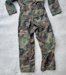 画像5: 米軍実物 迷彩　ウッドランド　メカニックカバーオール　M (5)