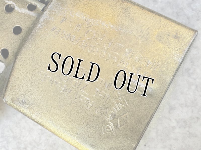 画像11: 米軍放出品 第18工兵旅団 ナム戦 刻印 ZIPPO オイル ライター  (11)