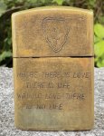 画像3: 米軍放出品 第18工兵旅団 ナム戦 刻印 ZIPPO オイル ライター  (3)