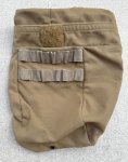 画像1: 海兵隊実物 USMC  ダンプポーチ コヨーテ Hoffmann Fabricating社 (1)