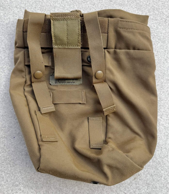 画像2: 海兵隊実物 USMC  ダンプポーチ コヨーテ Hoffmann Fabricating社 (2)
