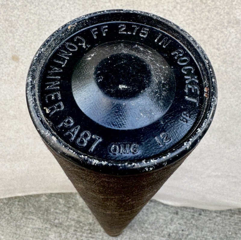 画像3: 米軍実物 2.75インチ（70mm）ロケット弾 ハイドラ 70 ロケット弾 MORTAR ケース  (3)