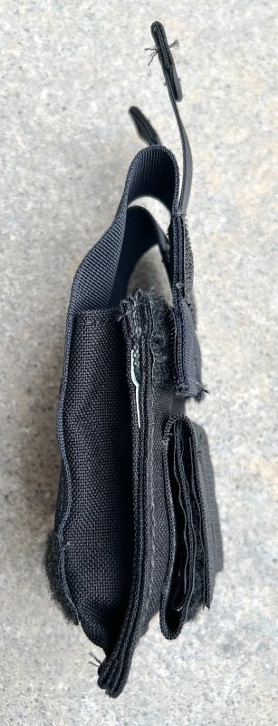 画像3: 米軍実物 LBT 1609A カイデックス 9mm ハンドガン ダブル マガジンポーチ  ブラック (3)