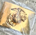 画像2: 米軍放出品 U.S.MARINE／海兵隊制服ベルト　バックル (2)