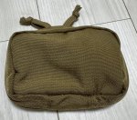 画像2: 米軍放出品 ミニ ユーティリティポーチ コヨーテ (2)