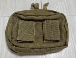画像1: 米軍放出品 ミニ ユーティリティポーチ コヨーテ (1)