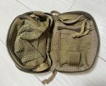 画像3: 米軍放出品 ミニ ユーティリティポーチ コヨーテ (3)