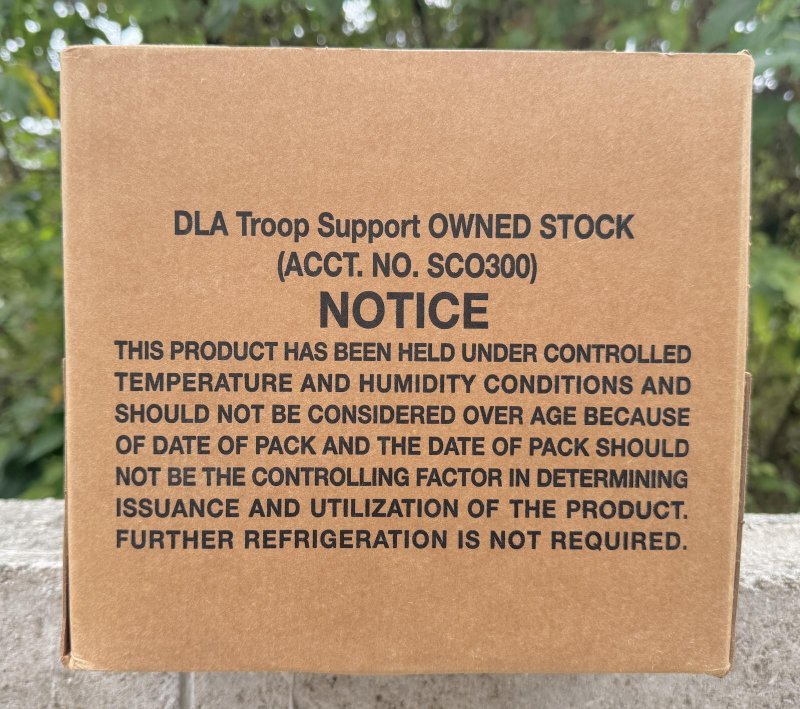 画像2: 米軍実物 ワーニック社 MREレーション/戦闘食 MENU-B 12個セット 2026年1月検品 (2)