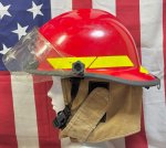 画像7: 米海軍実物 Bullard U.S.NAVY ファイヤーマン 消防士 ヘルメット LEDライト  (7)