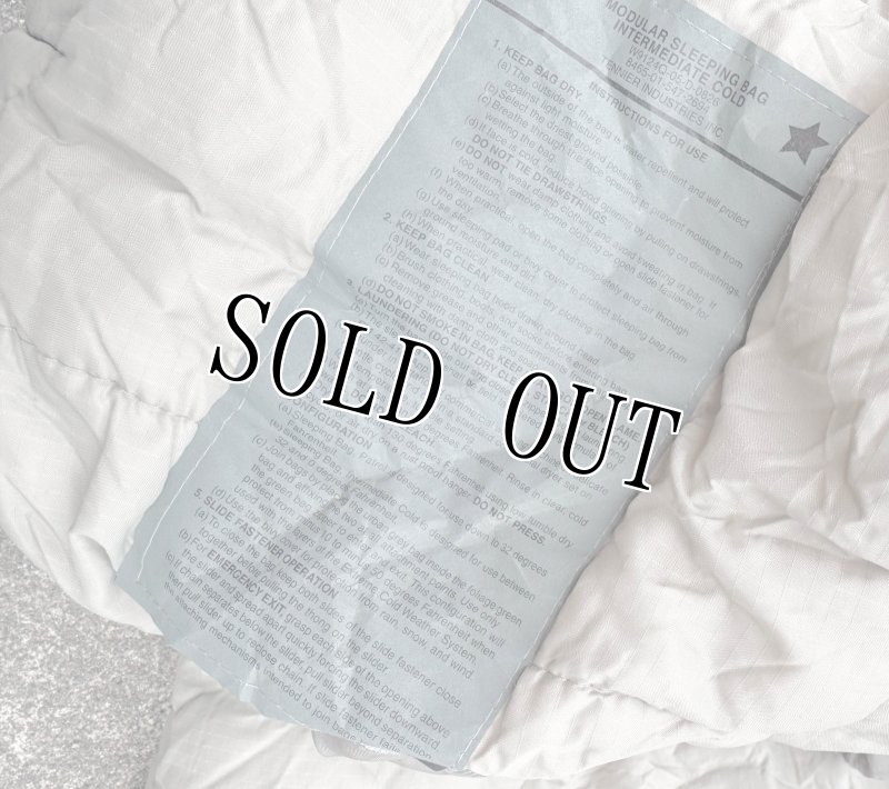 画像8: 米軍実物 モジュラースリーピングバッグ 2点セット (8)