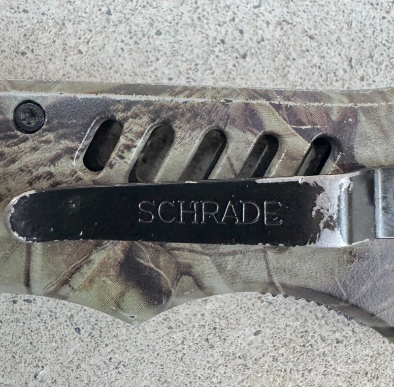 画像7: 米軍放出品 SCHRADE KNIVES TOUGH カモフラージュナイフ  ST6C (7)