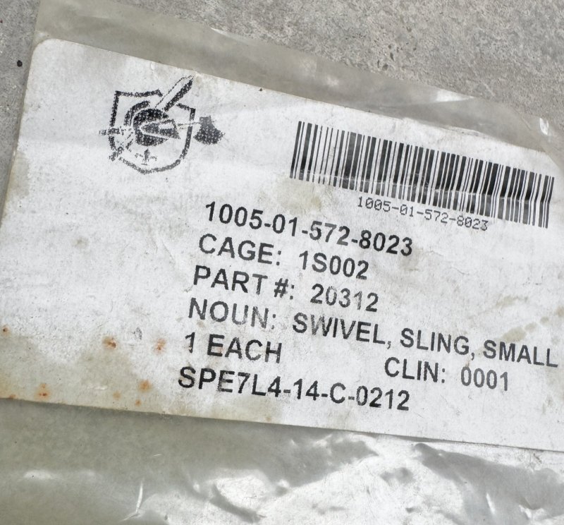 画像3: 米軍実物  KAC-Knight's Armament SWIVEL, SLING, SMALL (3)