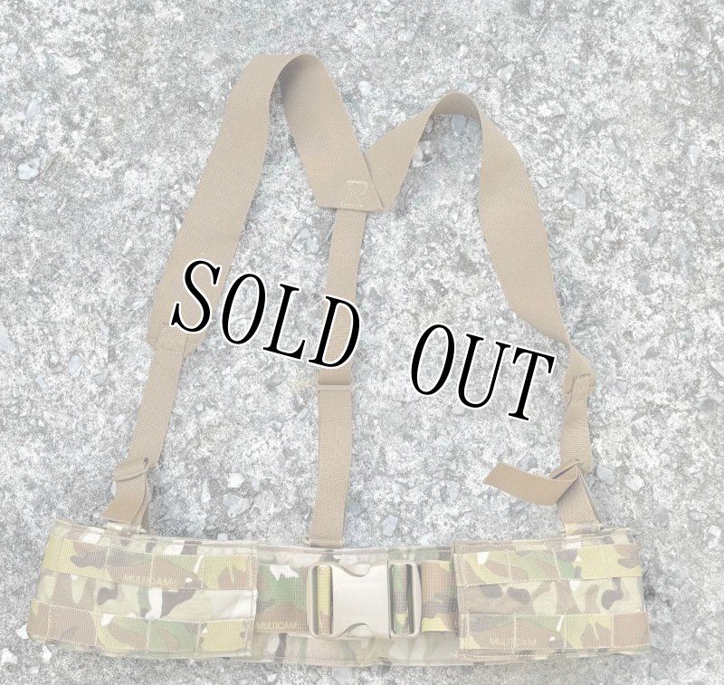 画像1: 米軍実物 EAGLE Padded War Belt ウォーベルト パッド入り SOFLCS  マルチカム 32 (1)