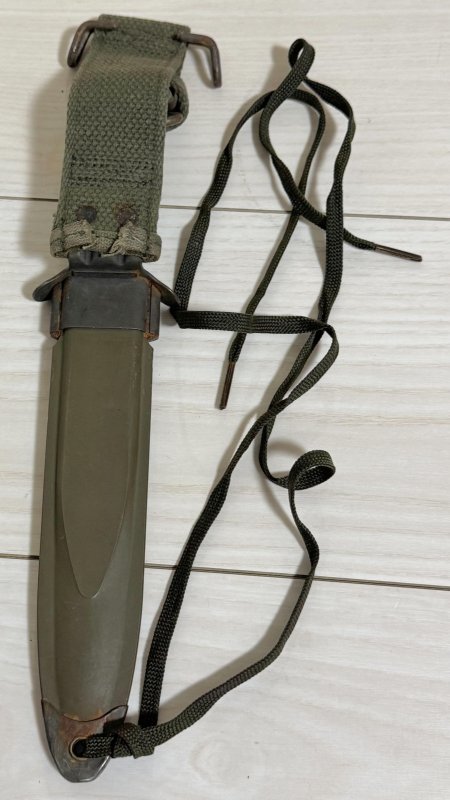 画像3: 米軍実物 M8A1 ナイフ 銃剣 ナム戦 シース USM8A1 バヨネット ナイフ  (2) (3)