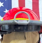 画像9: 米海軍実物 Bullard U.S.NAVY ファイヤーマン 消防士 ヘルメット LEDライト  (9)