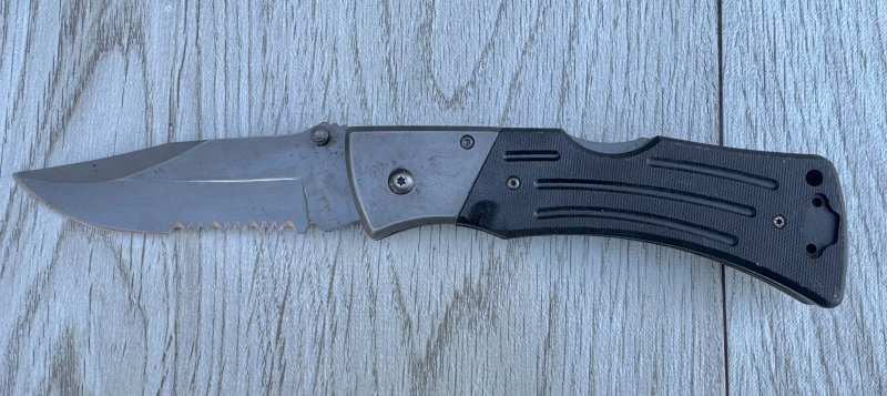 画像3: 米軍放出品 KA-BAR ケーバー Mule G-10 (4" Black 420) フォールディングナイフ (3)