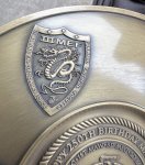 画像11: 米軍実物 USMC モニュメント 250th Marine Corps Birthday プレート (11)