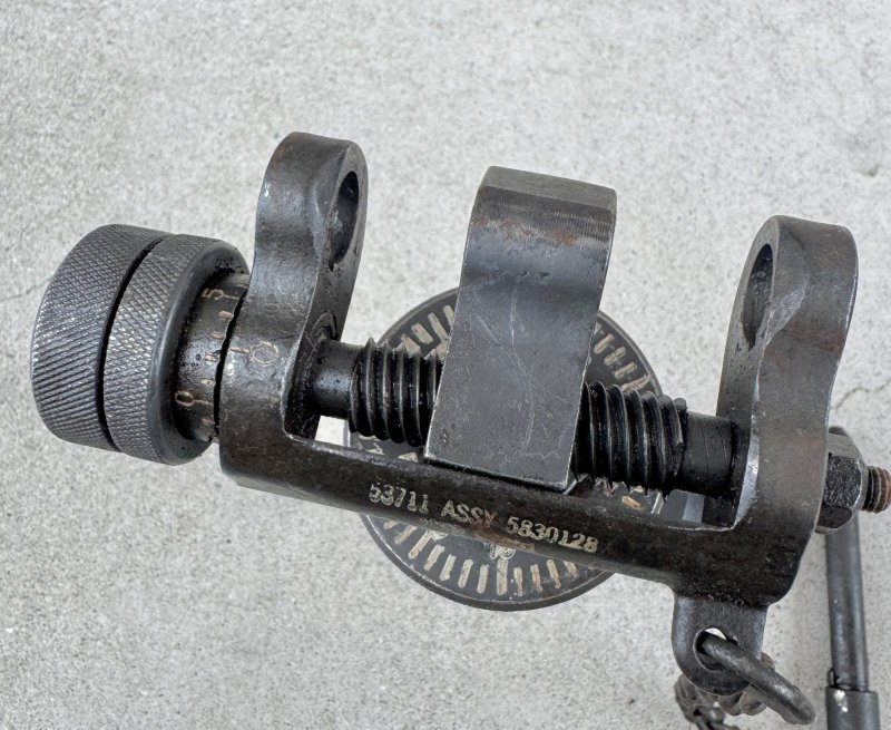 画像10: 米軍実物 Traverse and Elevation Mechanism T&E M2 トライポッド ブローニング (10)