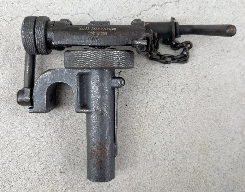 画像6: 米軍実物 Traverse and Elevation Mechanism T&E M2 トライポッド ブローニング (6)
