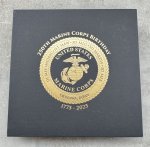 画像13: 米軍実物 USMC モニュメント 250th Marine Corps Birthday プレート (13)