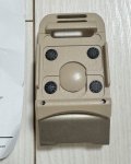 画像3: 米軍実物 ACH/MICH ナイトビジョン ライノ マウント ブラケット TAN (3)