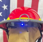 画像12: 米海軍実物 Bullard U.S.NAVY ファイヤーマン 消防士 ヘルメット LEDライト  (12)
