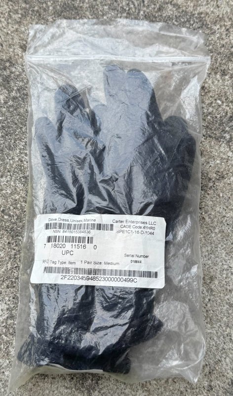 画像3: 米軍実物　USMC　ドレスグローブ　MEDIUM (3)