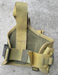 画像2: 米軍放出品 旧タグ オードナンス   レッグホルスター 右用 (2)