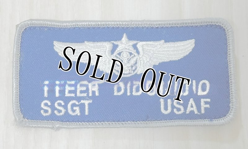 画像1: 米軍放出品　US AIR FORCES カバーオール用ネーム (1)