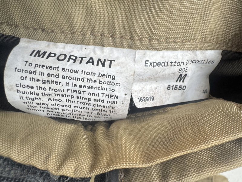 画像8: 米海兵隊実物 OUTDOOR RESEARCH  EXPEDITION CROCODILES GORE-TEX (8)