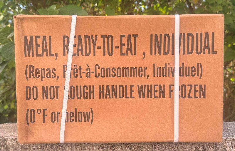 画像1: 米軍実物 2024年10月検【アメリカル】MREレーション/戦闘食 MENU-A (1)