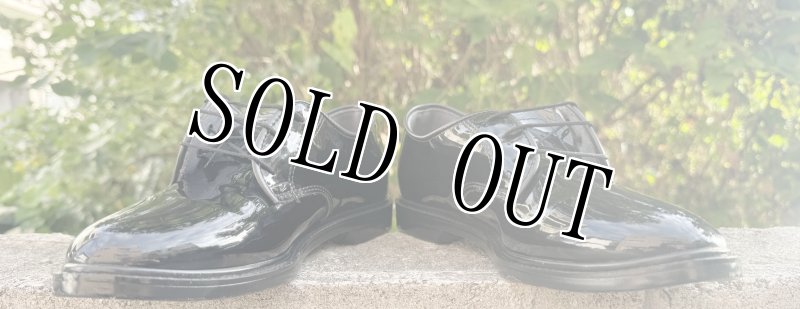 画像1: 米軍実物 CAPPS Enamel Service Shoes エナメル サービス シューズ (1)