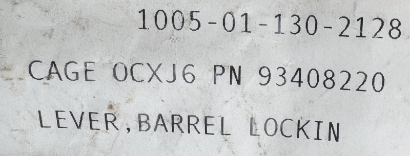 画像7: 米軍実物 M249 BARREL LOCKING LEVER (7)