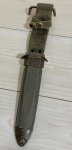 画像1: 米軍実物 M8A1 ナイフ 銃剣 ナム戦 シース USM8A1 バヨネット ナイフ  (3) (1)